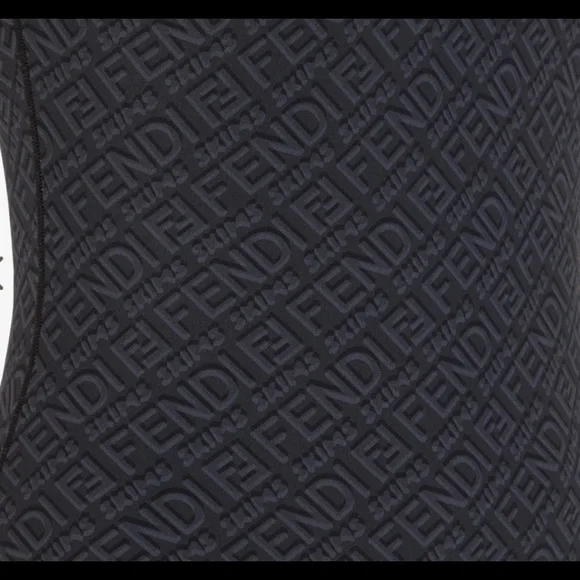 Skimsxfendi black logo bodysuit NWT - Picture 4 of 6